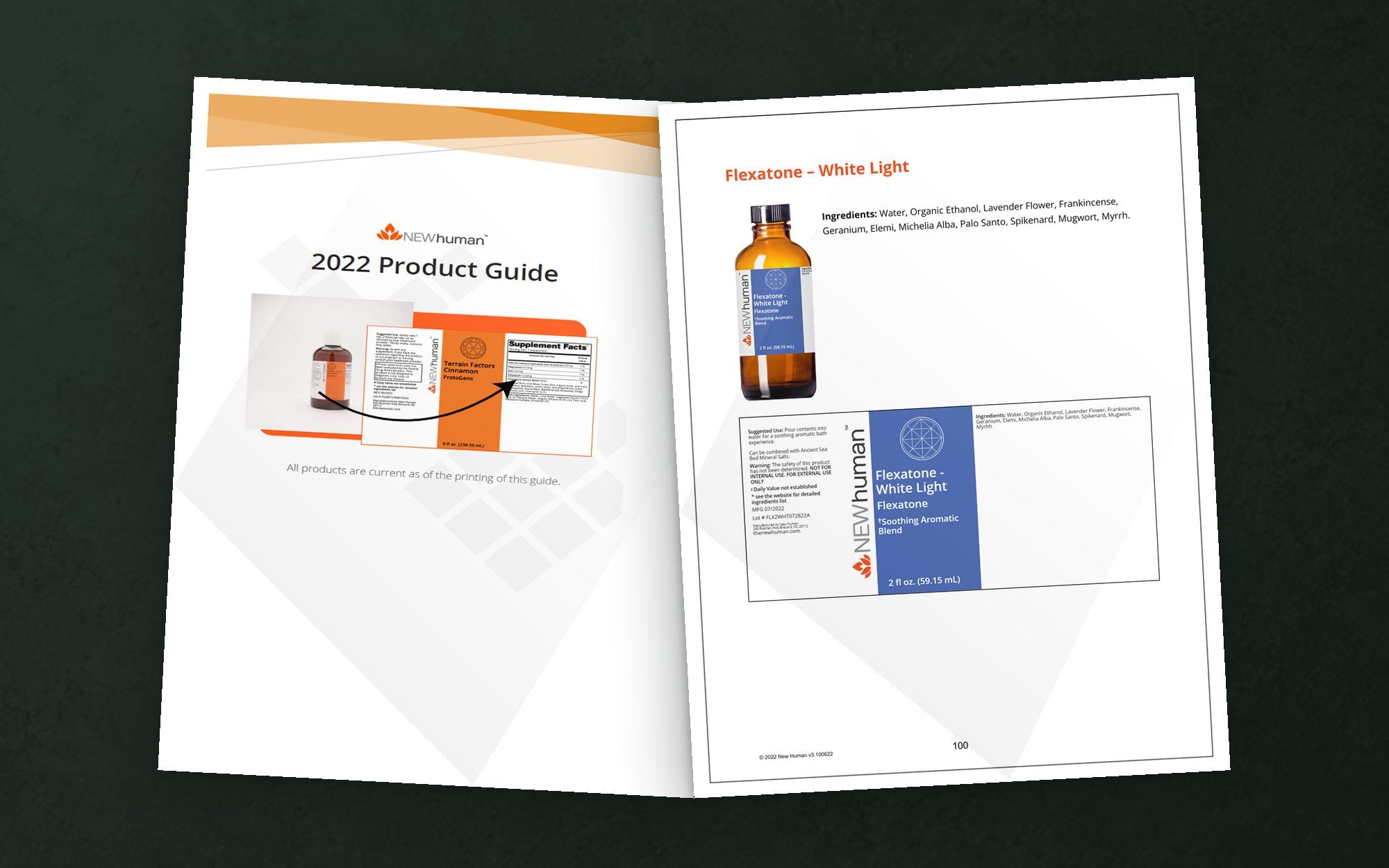 The guide cover and its final product page