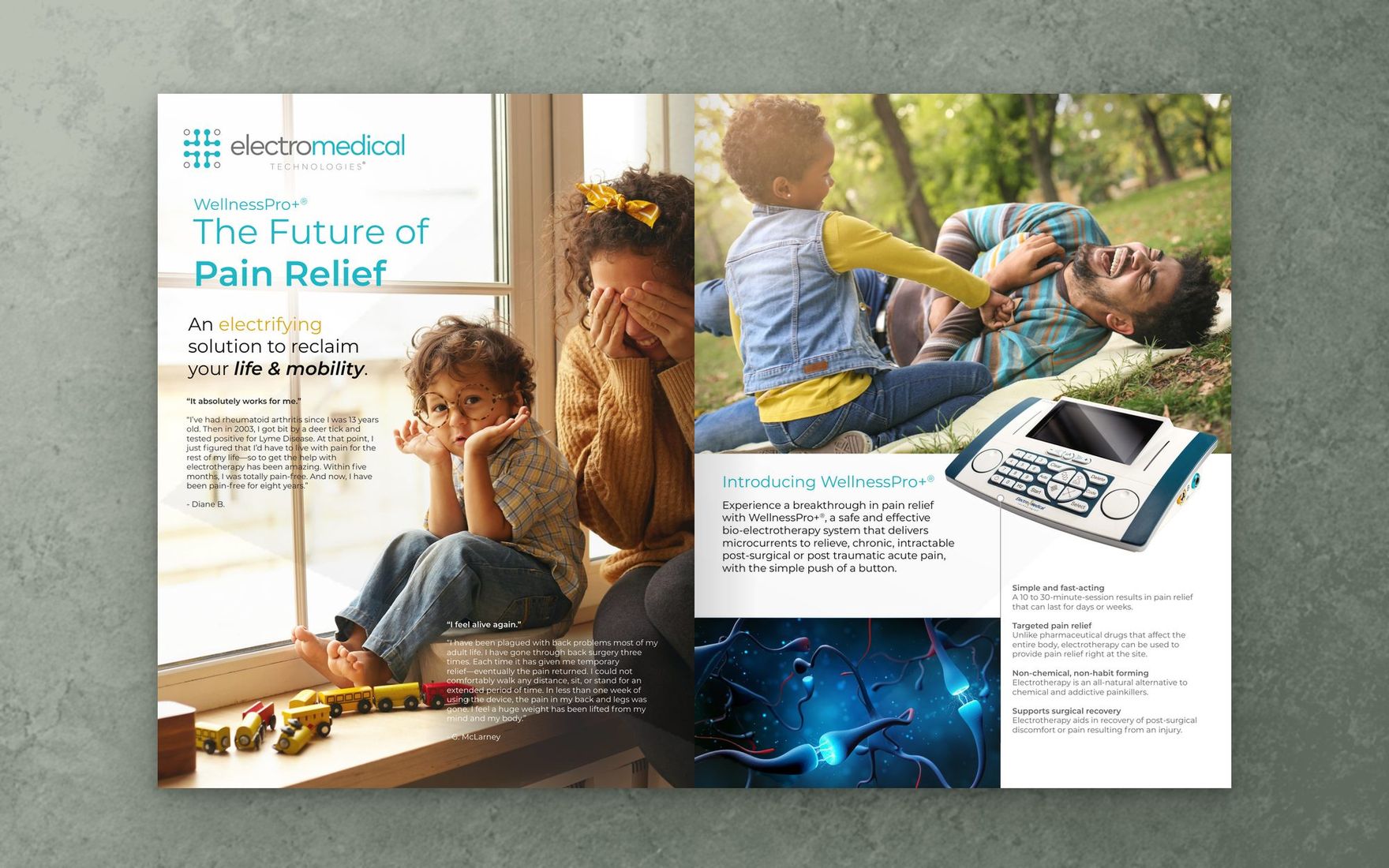 Patient booklet opening spread