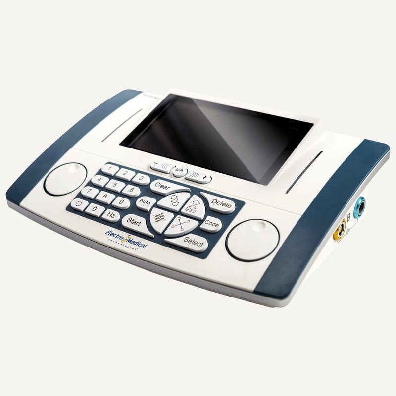 The device is cut out cleanly so it can sit on any page.