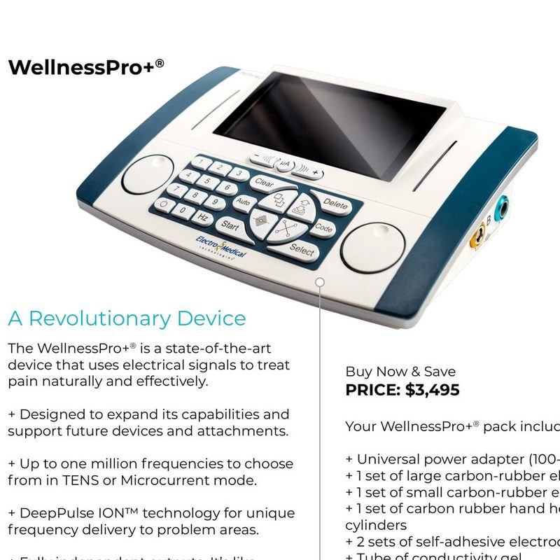 Product pages pair a clean device view with plain-language features.